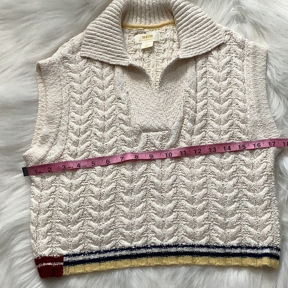 ANTHROPOLOGIE MAEVE Cable Knit Vest - Picture 13 of 14